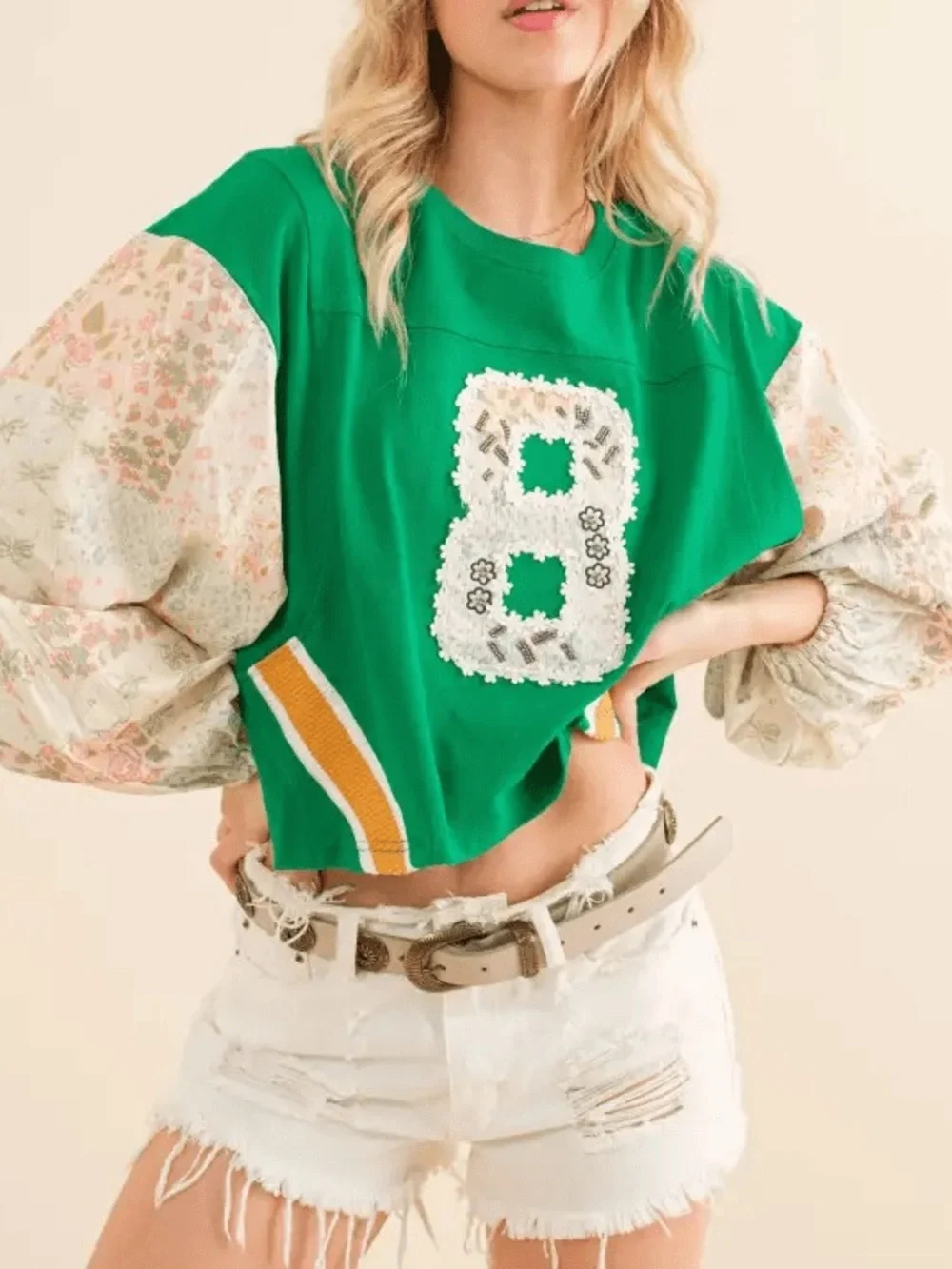 Free People Bali Daisy Nova Crafty Tee - Picture 1 of 6